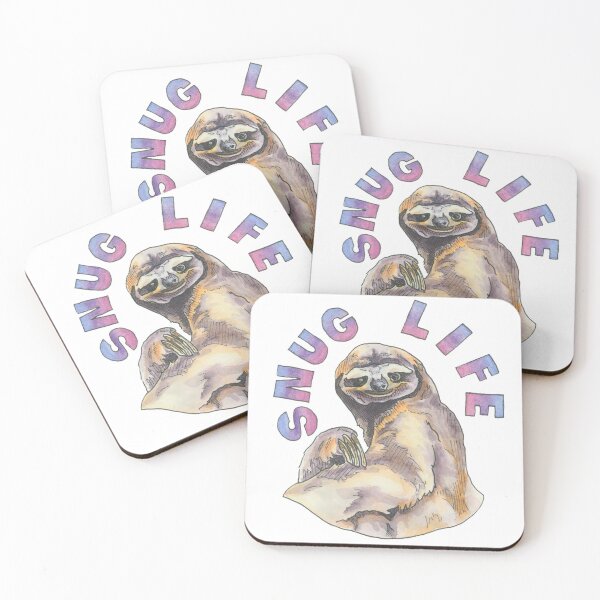 Item preview, The Snug Life Sloth designed and sold by artfulturkey.