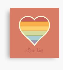 Love Wins Canvas Print