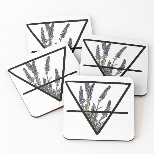 Item preview, Green Witch - Earth symbol with lavender designed and sold by LavenderMae.