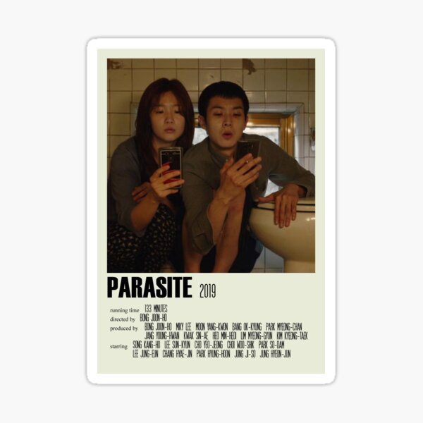 Parasite Alternative Poster Art Movie Large (1) Sticker