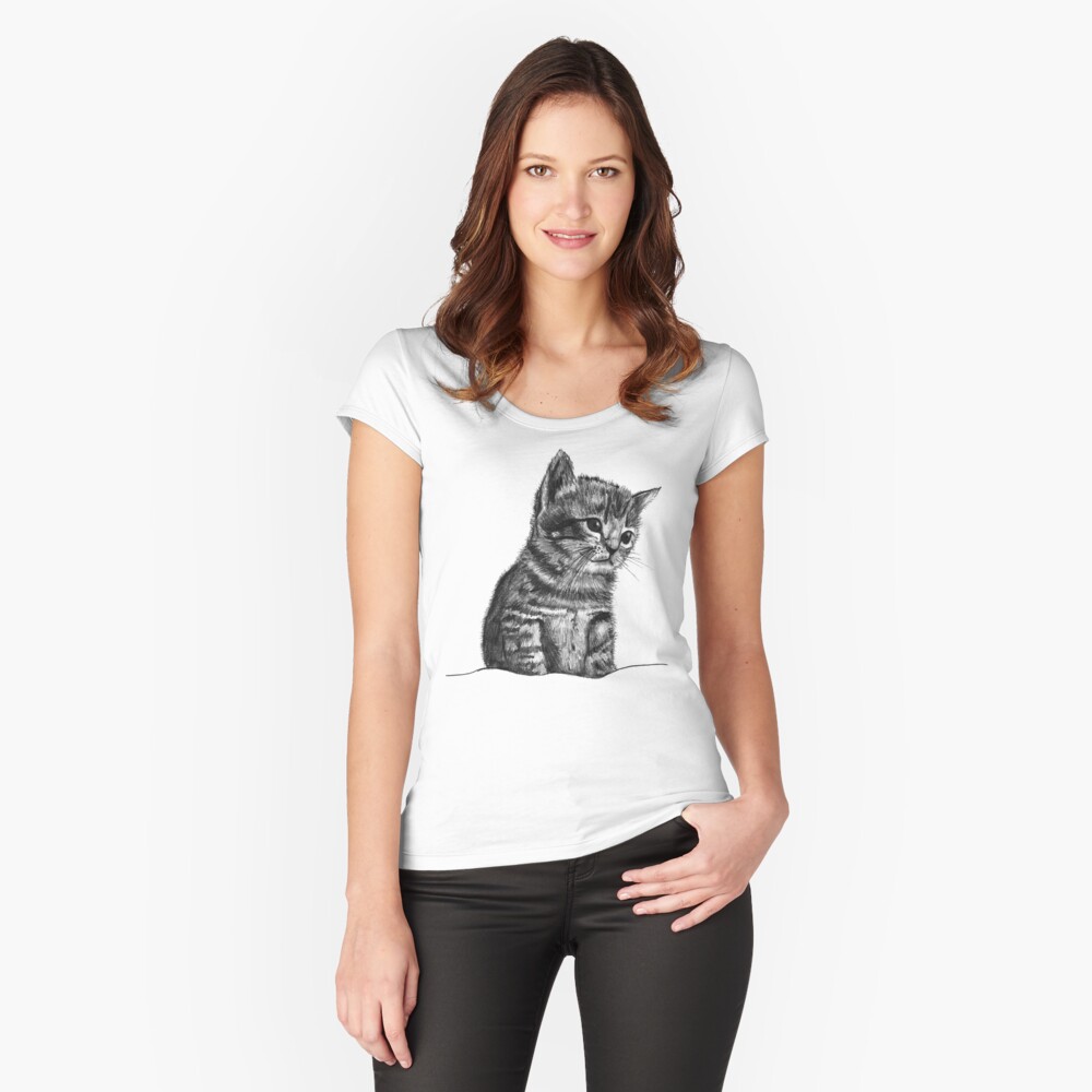 Item preview, Fitted Scoop T-Shirt designed and sold by MariaDrummond.