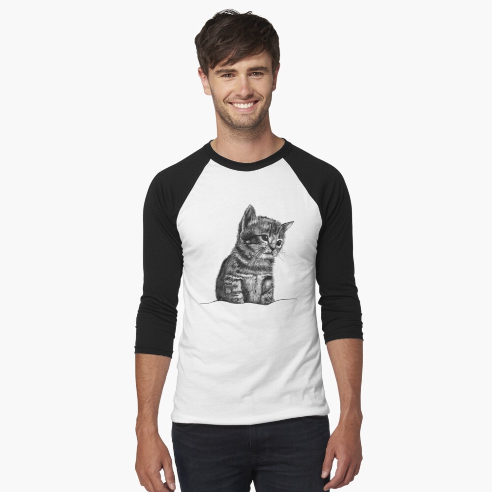 Item preview, Baseball ¾ Sleeve T-Shirt designed and sold by MariaDrummond.