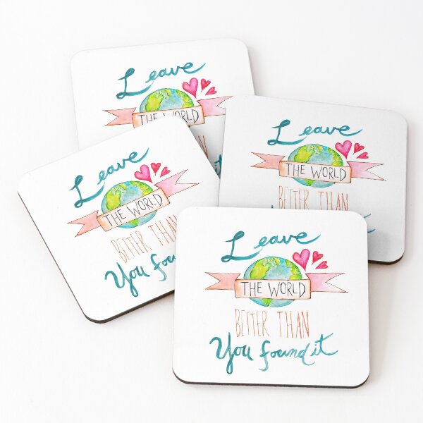 Item preview, Leave the World Better designed and sold by Julia Real.