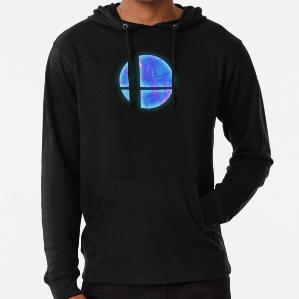Super smash brothers flaming logo t-shirt Lightweight Hoodie