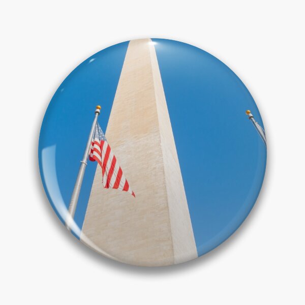 Item preview, Washington Monument tall obelisk in National Mall Washington DC commemorating George Washington with flags  designed and sold by Brian Scantlebury.