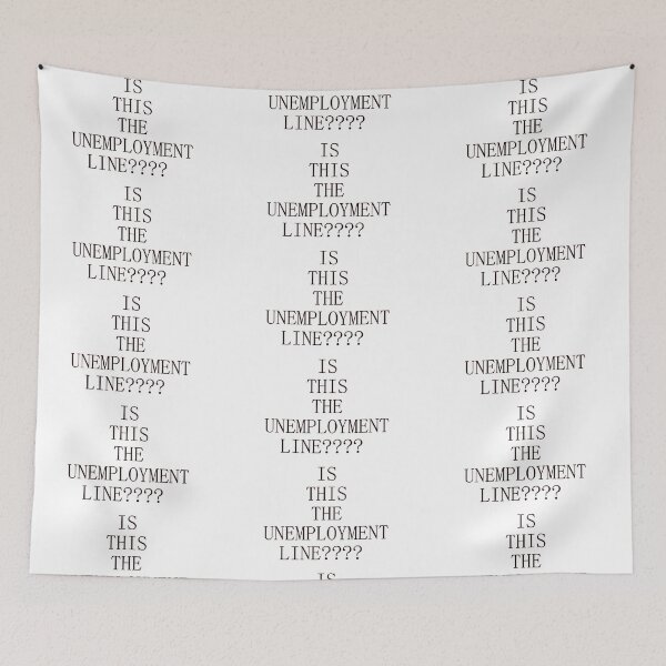 Item preview, unemployment line, unemployed, need a job designed and sold by serene-dad.
