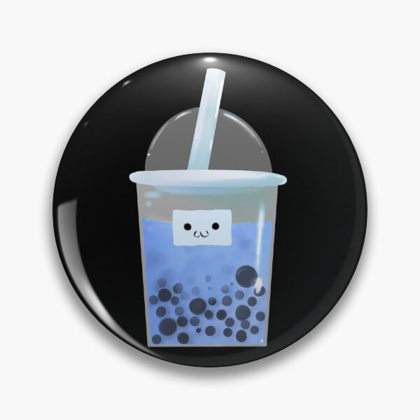 Item preview, blue kawaii  kawaii boba / bubble tea  designed and sold by Jenny Romeril.