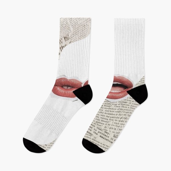 Item preview, Newspaper Lips designed and sold by RadiateCo.