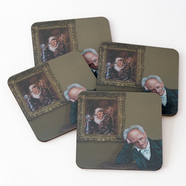 Item preview, Schopenhauer and Malle Babbe of Frans Hals Painting designed and sold by PaulMeijering.