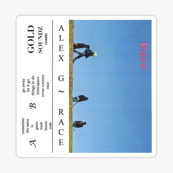 Alex G Race Album Cover Sticker