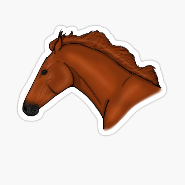 Item preview, Cheval alezan designed and sold by ryatthedisco.
