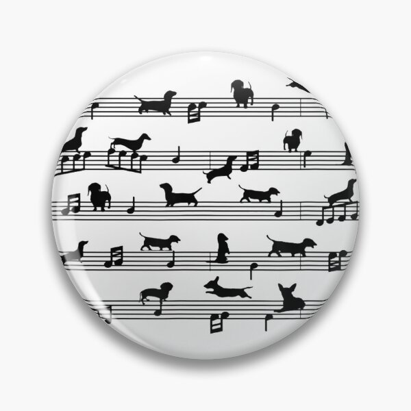 Artikelvorschau, Musiknoten Dackelhund entworfen und verkauft von MarkHudson78.