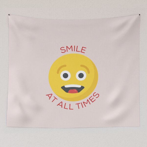 Item preview, Smile at all times. Be happy always. designed and sold by PaperDreamPod.