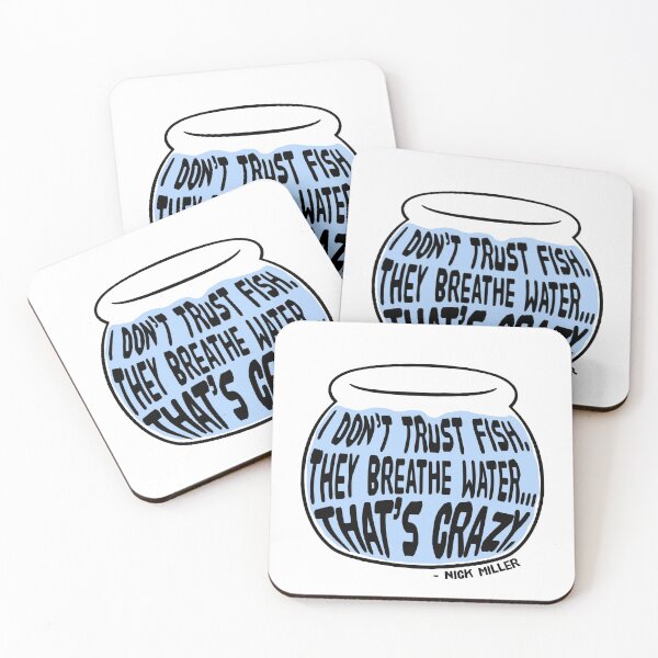 Item preview, Nick Miller Fish Quote designed and sold by emma's shop.