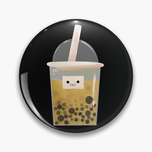 Item preview, Yellow kawaii  kawaii boba / bubble tea  designed and sold by Jenny Romeril.