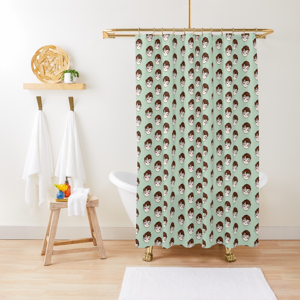"Lucky guy" Shower Curtain for Sale by Cocopots Redbubble