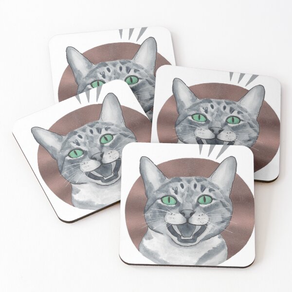 Item preview, Excited Tabby Cat designed and sold by fiatluxillust.