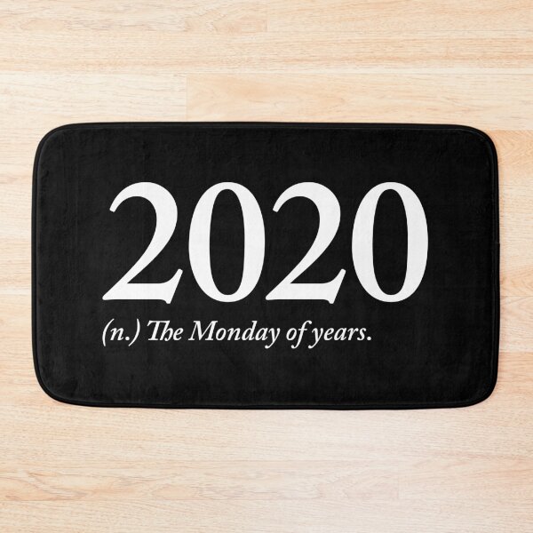 Item preview, Funny 2020 Worst Year Monday Quarantine Quote designed and sold by PugSwagClothing.