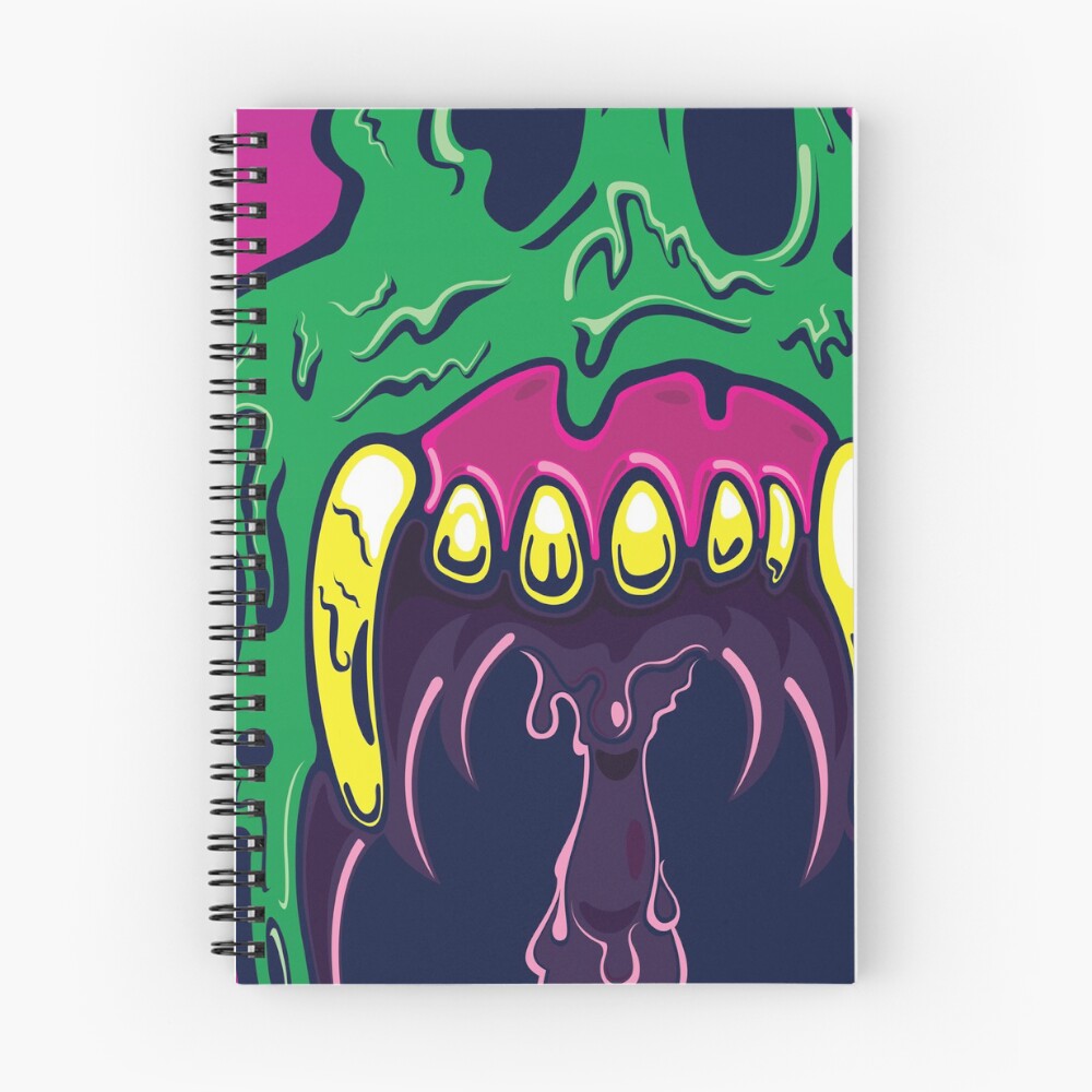Vista previa del artículo con la obra «Cuaderno de espiral», diseñado y vendido por mattmangrease.