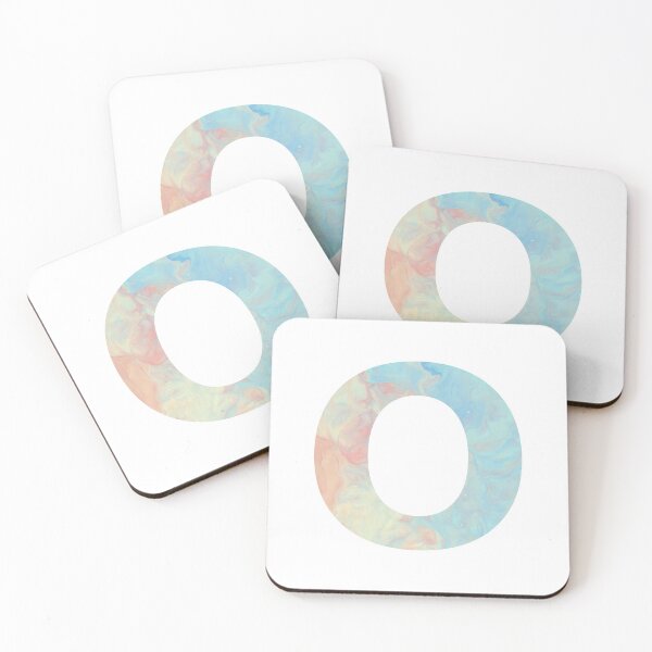 Item preview, O - Liquid Orange/Teal designed and sold by Liv Grubb.