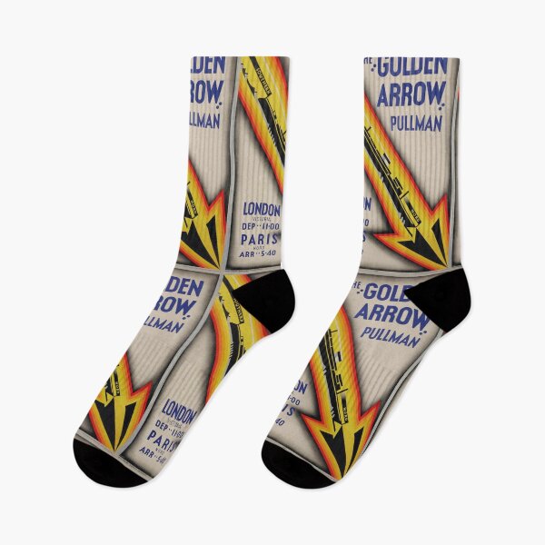 Item preview, Goldon Arrow Paris London vintage travel poster designed and sold by stickart-marek.