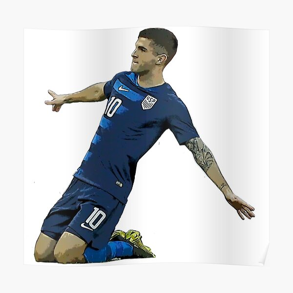 Pulisic Posters | Redbubble