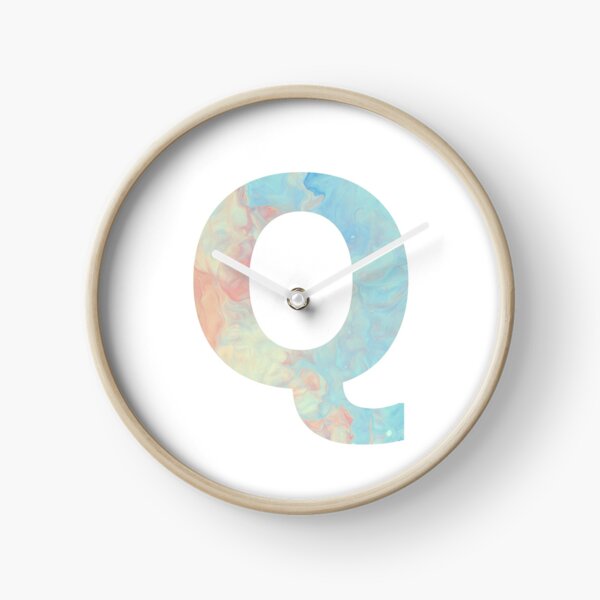 Item preview, Q - Liquid Orange/Teal designed and sold by Liv Grubb.