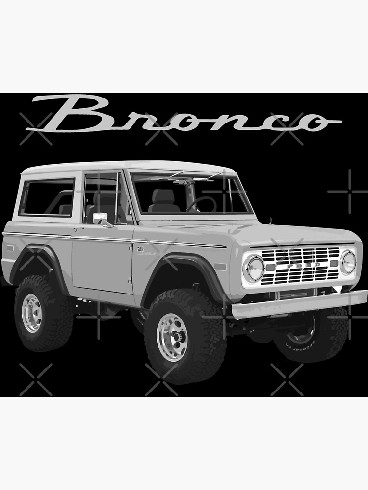 Discover Old School 1966-1977 Ford Bronco Canvas