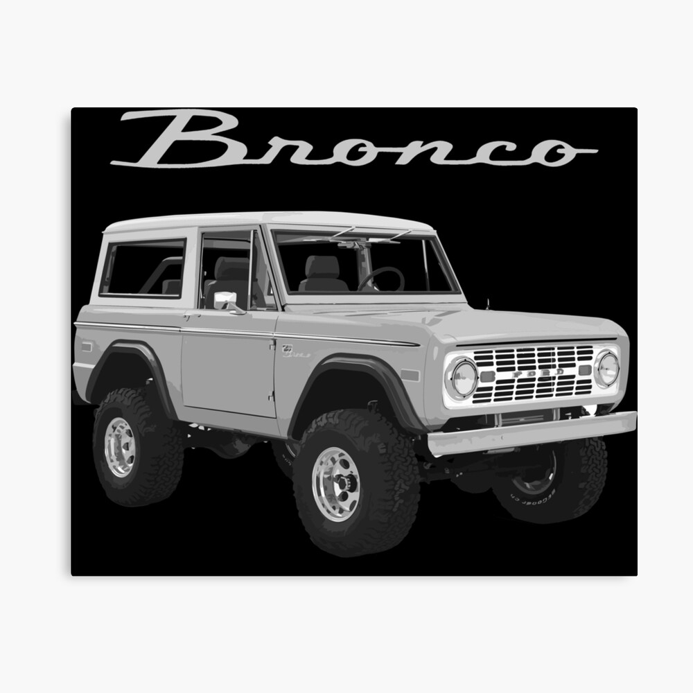 1966-1977 Ford Bronco White Print w/tires by cjk770 in 2023