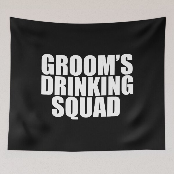 Item preview, Groom Drinking Squad Party Groomsmen Bachelor Party designed and sold by losttribe.