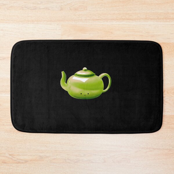 Item preview, green kawaii  kawaii teapot/ tea  designed and sold by Jenny Romeril.