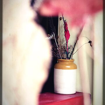 Artwork thumbnail, Clay Jar with dried flowers! by CameraAndColors