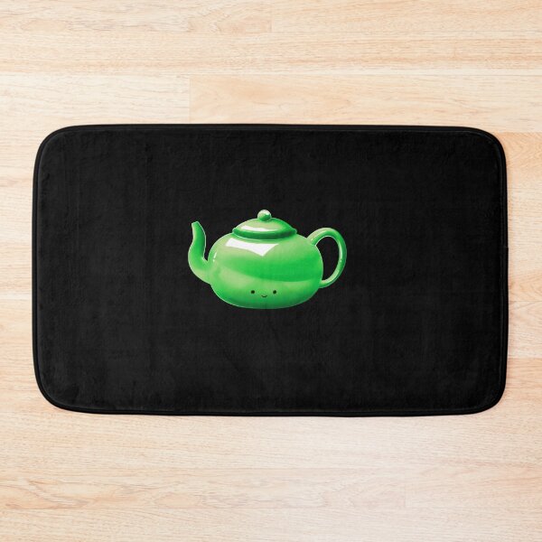 Item preview, green kawaii  kawaii teapot/ tea  designed and sold by Jenny Romeril.