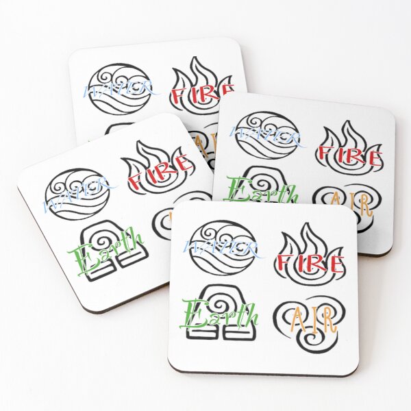 Item preview, Avatar the last airbender 4 Elements  designed and sold by janella-lopez.
