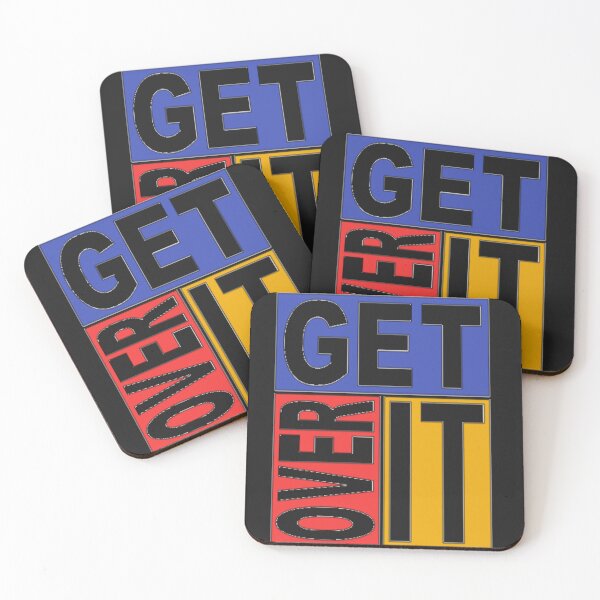 Item preview, Get over it. Just get done with it.  designed and sold by PaperDreamPod.