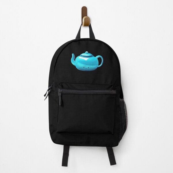 Item preview, blue kawaii teapot/ tea designed and sold by Jenny Romeril.