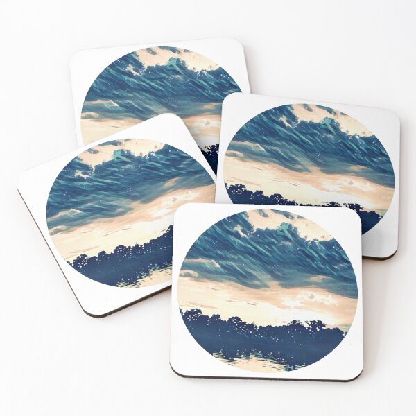 Item preview, Oil paint texture lake scenery  designed and sold by IvyEvergreenery.