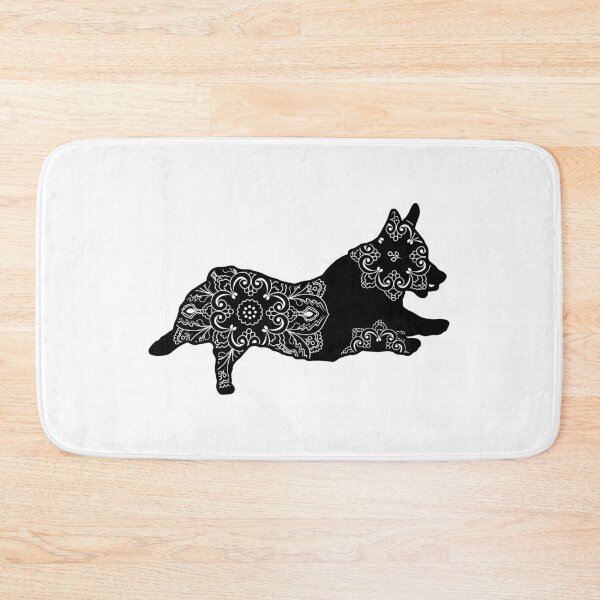 Item preview, Jumping Corgi Mandala designed and sold by DesignsofWhimsy.