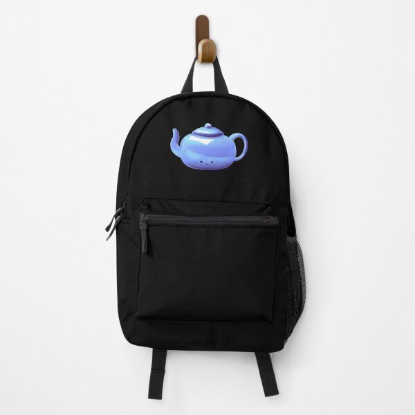 Item preview, blue kawaii teapot/ tea designed and sold by Jenny Romeril.