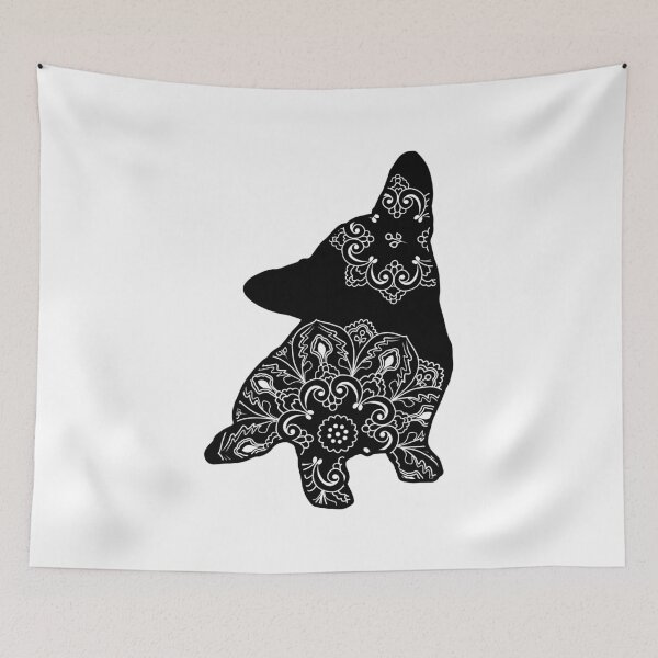 Item preview, Corgi Head Tilt Mandala designed and sold by DesignsofWhimsy.
