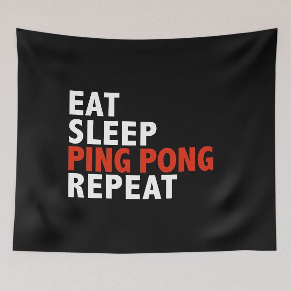 Item preview, Eat Sleep Ping Pong Repeat Ping Pong Players designed and sold by losttribe.