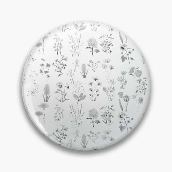 Item preview, flowers collection black and white  designed and sold by ColorandColor.