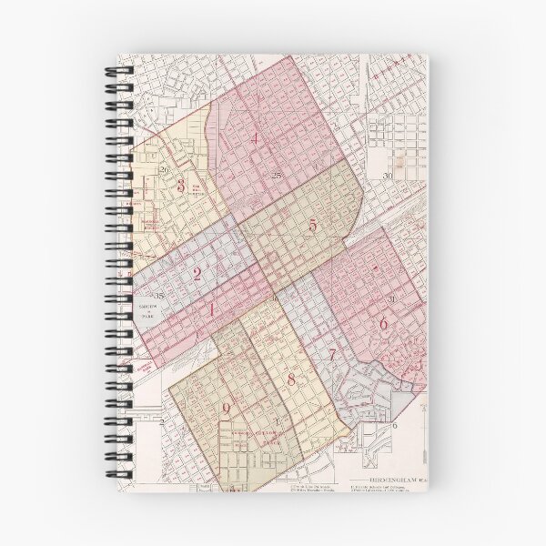 Item preview, Vintage Map of Birmingham AL (1903) designed and sold by BravuraMedia.