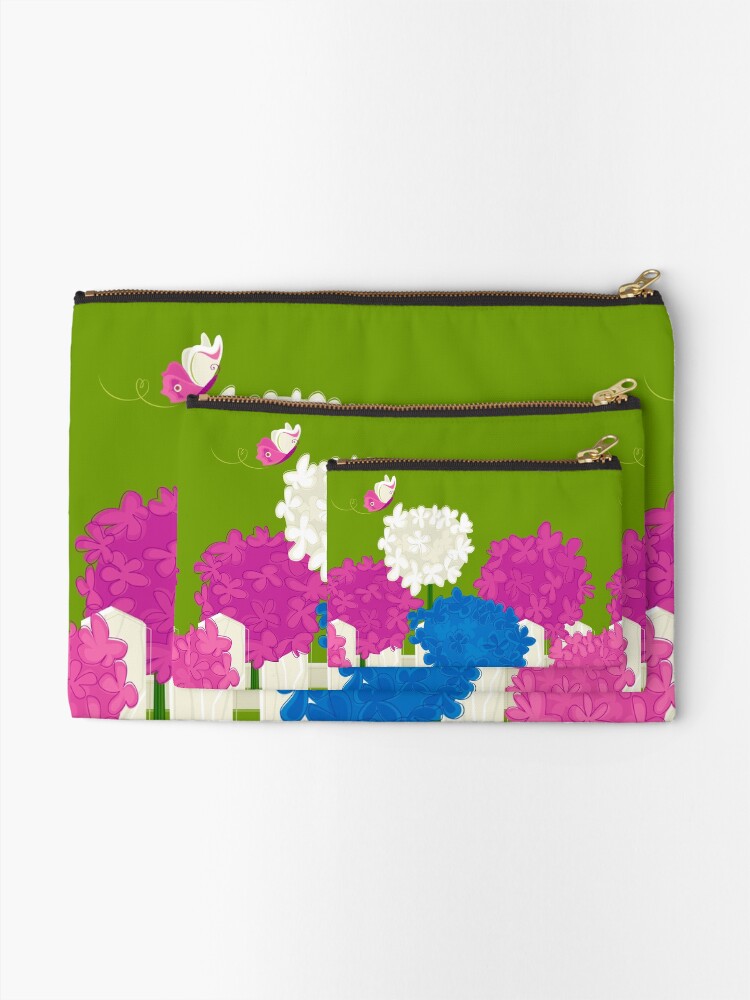 Alternate view of Flower Garden Zipper Pouch