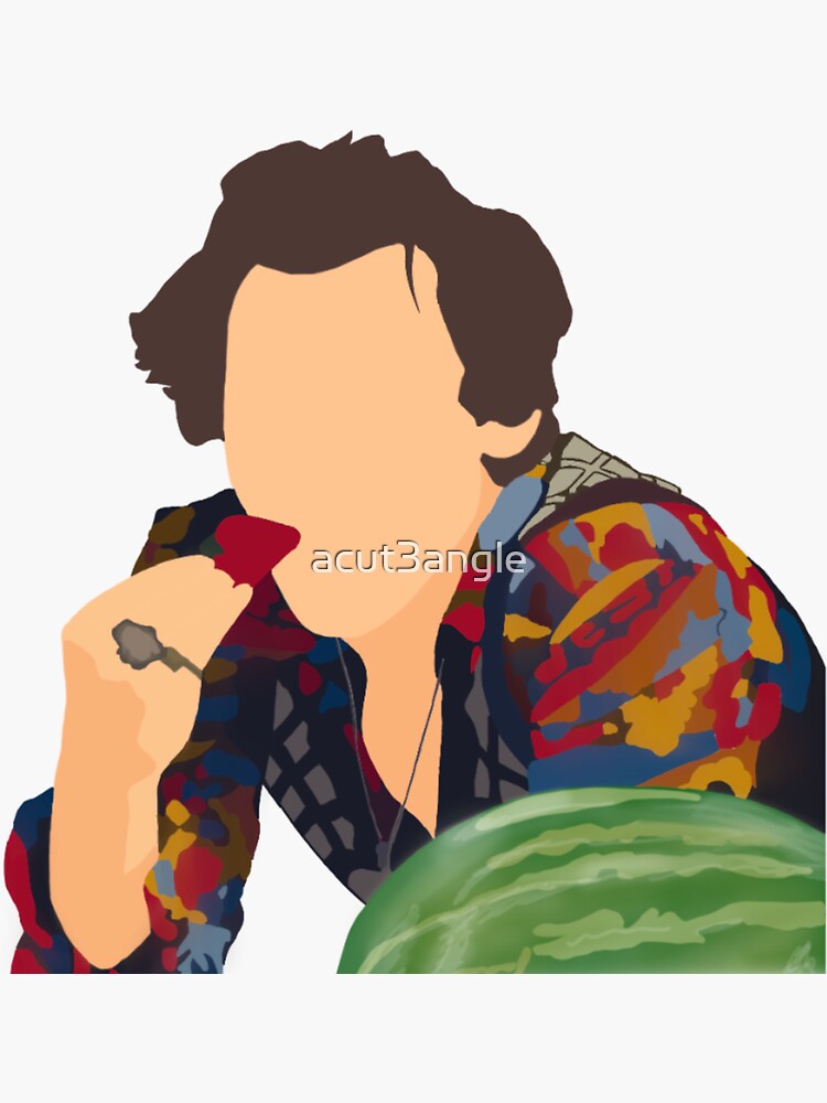 Harry Styles Watermelon Sugar Sticker For Sale By Acut3angle Redbubble 4009