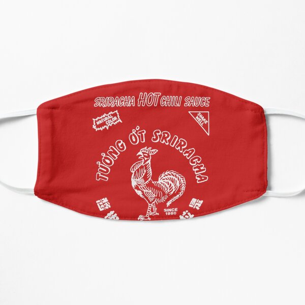 sriracha sauce logo Mask
