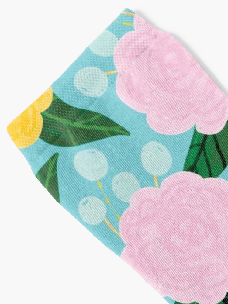 Alternate view of Playful pastel Florals Socks