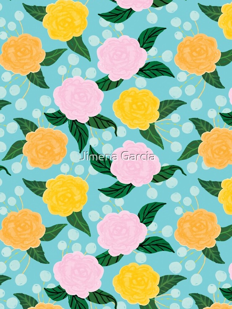 Playful pastel Florals by Jime-Creates