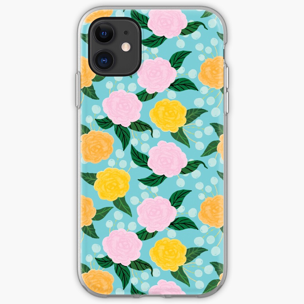 Playful pastel Florals iPhone Case