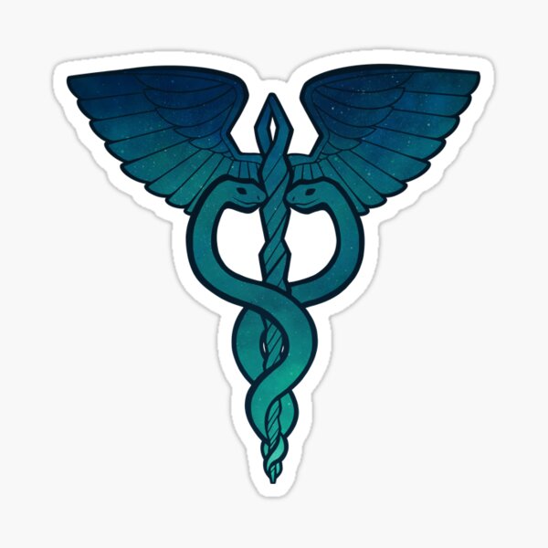 Caduceus Sticker